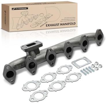 Imagem de A-Premium Kit de coletor de escape com juntas, porcas, parafusos e flange [5,9L] Compatível com Dodge Ram 2500 2004-2009, Ram 3500 2004-2008