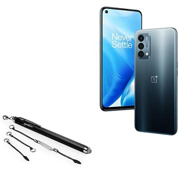 Imagem de Caneta Stylus para OnePlus Nord N200 5G (Caneta Stylus da BoxWave) – Caneta Stylus capacitiva EverTouch, ponta de fibra capacitiva Stylus para OnePlus Nord N200 5G – Preto