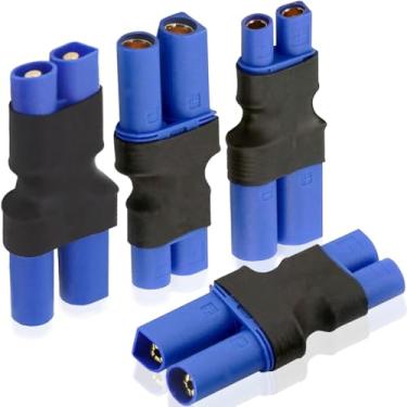 Imagem de DKARDU 2 pares EC3 para EC5 conector EC3 para EC5 macho fêmea adaptador conector sem fios RC LiPo conector de bateria para RC Lipo conector de bateria controle remoto aeronaves etc