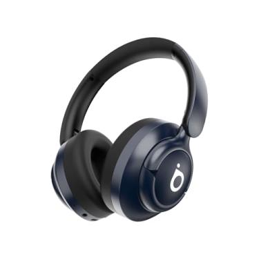 Imagem de Basike Fone de Ouvido Bluetooth, ANC Cancelamento de Ruído Ativo Headphone Bluetooth 5.4 Headset com Microfone, Certificação Hi-Res Audio, 30 horas reprodução, LE29 (Azul)