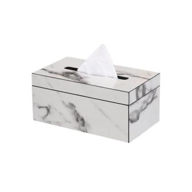 Imagem de ZzleoyuUUs-12 Capa de caixa de lenços de madeira laca de madeira caixa de lenços retangular mesa de centro mesa de jantar luz luxuosa moderna caixa de gaveta suporte de caixa de lenços