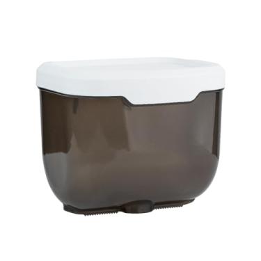 Imagem de Porta Papel HigienicoCaixa de Armazenamento Papel HigiêNico à Prova D'áGua Sem FuraçãO Branco Incolor(CINZA)