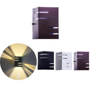 Imagem de Arandela Externa 2 Focos E 4 Frisos Parede Muro Ar1514 - IDEALLUME, Ma