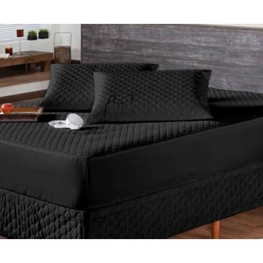 Imagem de Protetor Pra Colchão Impermeável Casal Queen Box Matelado - Aquarela E