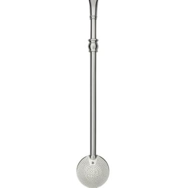 Imagem de Bomba 23cm Para Tererê Chimarrão Anel Cuia Mil Furos Inox Escovinha Bortonaggio