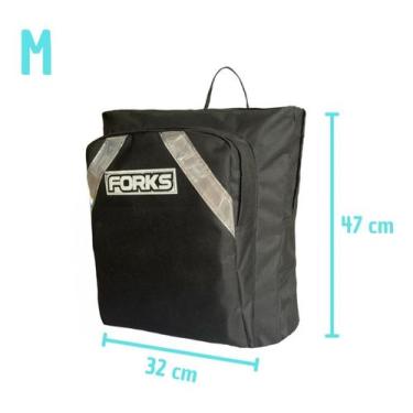Imagem de Mochila Bolsa Motoqueiro Motoboy Nylon Alta Qualidade - TurboX Parts, 