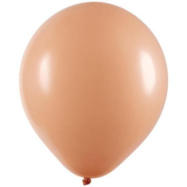 Imagem de BALÃO LISO - ART-LATEX Nº16 - SALMÃO - Pacote com 12 unidades - Balões