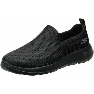 Imagem de Skechers Tênis masculino Go Max-Athletic Air Mesh sem cadarço, Preto, 42
