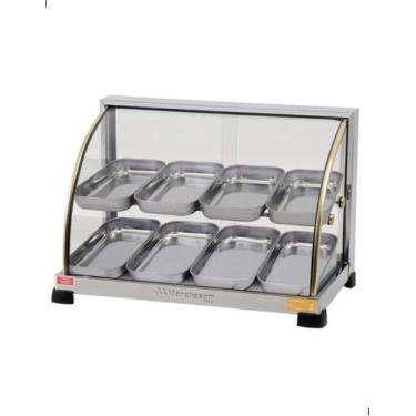 Imagem de Estufa Para Salgados 8 Bandejas Dupla Linha Ouro Marchesoni - Geral