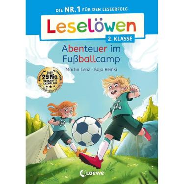 Imagem de Leselowen 2. Klasse - Abenteuer Im Fuballcamp: Die Nr. 1 für den Leseerfolg - Mit Leselernschrift ABeZeh - (Livraria Alemã)  por Martin Lenz (Autor)