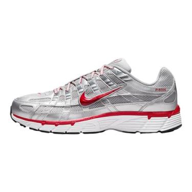Imagem de Nike Tênis masculino P-6000, Prata Metálica Vermelho Ginásio Flt Prata, 43 BR