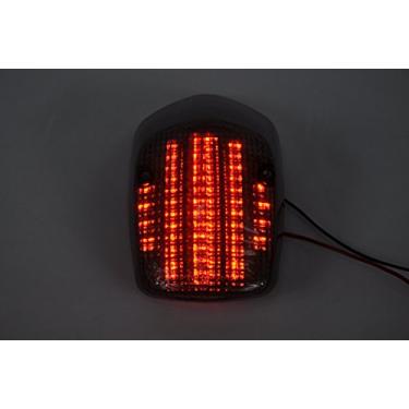 Imagem de Topzone Lighting Luzes traseiras de LED para motocicleta, luz traseira de freio com indicadores de luz de seta integrados para Honda 1998-2003 shadow Aero 1100, 1998-2003 Shadow ACE 750