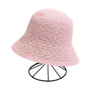 Imagem de Chapéu Palha Dupla Face Aba Larga Praia Sol Proteção Solar - Modas Fag