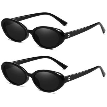 Imagem de Óculos de sol Breaksun Retro Oval 90s Vintage para mulheres e homens
