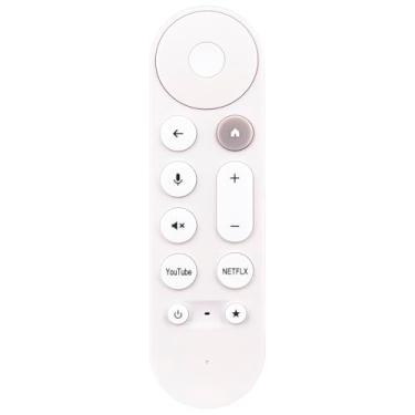 Imagem de Controle remoto de substituição por voz Commander compatível com Google TV Streamer (4K) Porcelain GA05662-US Hazel GA05802-US GY3LE