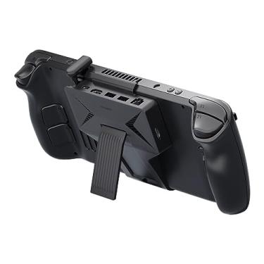 Imagem de Hagibis Estação de ancoragem Steam Deck, base USB-C 6 em 1 para SteamDeck OLED com entrega de energia de 100 W, HDMI 4K a 60 Hz, RJ45 de 1000 Mbps, 2 USB 3.0, leitor de cartão micro SD, suporte de hub