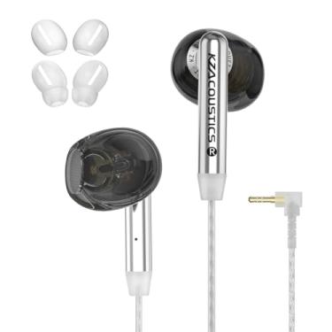 Imagem de KZ Fones de ouvido Duet Dual Driver com fio para jogos, fones de ouvido intra-auriculares com microfone para PC, celular, Nintendo Switch, ajuste com isolamento de ruído, fones de ouvido de graves