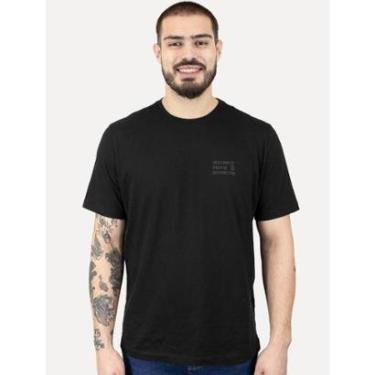 Imagem de Camiseta Individual Comfort Fit Desconecte Estampa Preta-Masculino