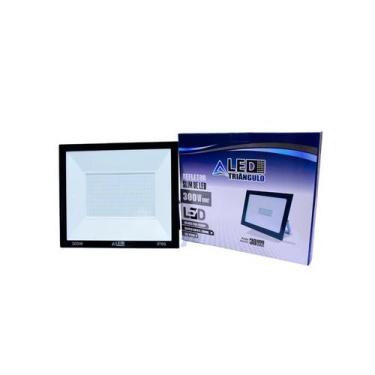 Imagem de Refletor Led 300W Preto 6500K Led Triângulo Bivolt - LED TRIANGULO