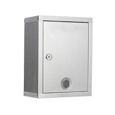 Imagem de Bothyi Caixa de correio de parede com segurança, prática, de aço inoxidável, resistente, caixa de depósito, sugestão de estojo para uso doméstico e no, 2105