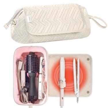 Imagem de Bolsa de viagem e tapete resistente ao calor para ferramentas de cabel