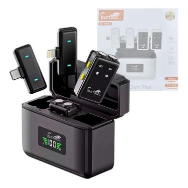 Imagem de Microfone De Lapela Conexão Tipo-c E Lightning El-1853 - NoBrand, Unic