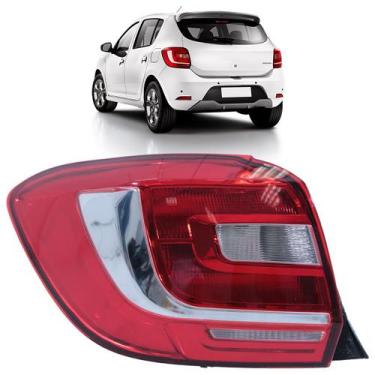 Imagem de Lanterna Traseira Sandero 2015 A 2020 Bicolor - Automotive Imports, Es
