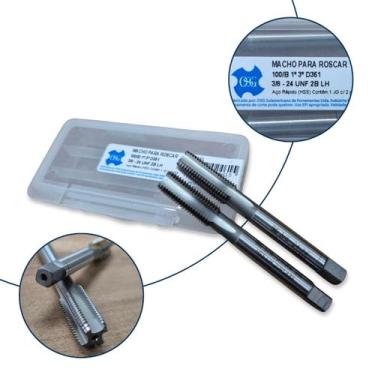 Imagem de Jg Macho Manual Canal Reto UNF 3/8-24 100B - 2pçs - OSG