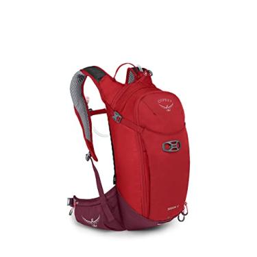 Imagem de Osprey Siskin Mochila masculina de ciclismo 12L com reservatório hidráulico, vermelho final, tamanho único