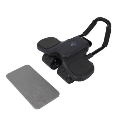 Imagem de RiToEasysports Estabilidade Aprimorada, Rebote Automático 4 Rodas Suporte de Cotovelo de Rolos de Exercício, Painel de Exibição Grande para Treino Doméstico, Com Confortável Bloco de Suporte