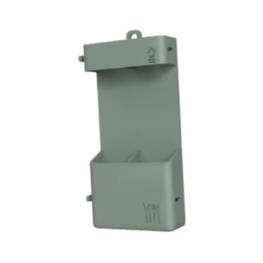 Imagem de Generic Suporte de parede para pauzinhos, suporte para talheres, multifuncional de silicone para escovas de dentes, garfos, balcão doméstico, Verde
