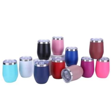 Imagem de Copo Térmico Tipo Cuia 350 ml com Tampa Hermética Anti Vazamento ATENÇÃO: Envio de Côr ALEATÓRIA de Acordo com Nossa Disponibilidade frete 0