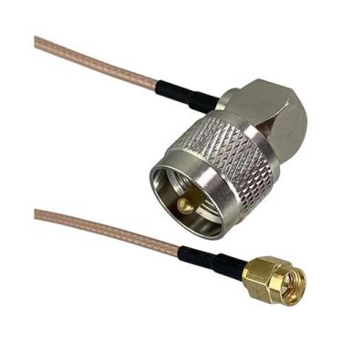 Imagem de Conector UHF PL259 SO239 Para SMA UHF BNC Macho Fêmea Crimpado Jumper 
