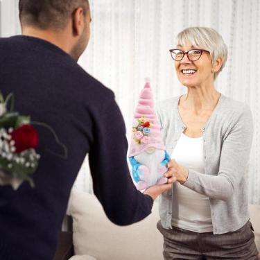 Imagem de Flores da Primavera Gnomo Anão Páscoa Dia das Mães Gnomos Presente H -