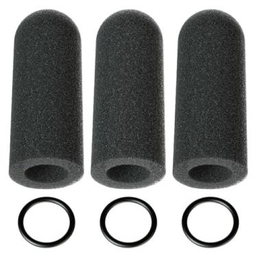 Imagem de Pinkind Substituição de para-brisas de microfone para David Clark M7A, M-4 / M-7 / H10 / H20 /DC PRO-X2 / PRO-2 / DC ONE-X ENC, 3 capas de espuma redutora de ruído