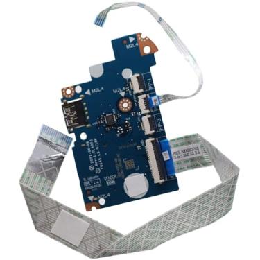 Imagem de Deal4GO Leitor de cartão SD USB botão liga/desliga CMOS placa HDM0W 630RT substituição para Dell Inspiron 5593 5594 3501 3502 Vostro 3500 3501