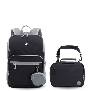 Imagem de Mochila J World Junior com lancheira para meninos e meninas