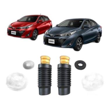 Imagem de Kit Coxim Rolamento Batente Dianteiro Yaris 2018 2019 2020