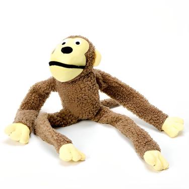 Imagem de Macaco De Brinquedo Para Pets Com Efeito Sonoro - 70361 - Chalesco Macaco De Brinquedo Para Pets - 70361 - Chalesco
