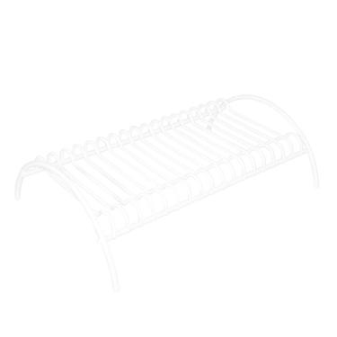 Imagem de Suporte Para Pratos  Aço  Branco de 15 a 17 Pratos