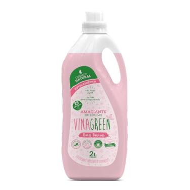 Imagem de Amaciante De Roupas Natural Hipoalergênico Líquido 2L Fórmula Vegetal Sem Corantes Natural Álcool Orgânico Vinagre Pele Sensível (Flor de camomila)