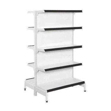 Imagem de Gôndola Prateleira 5 Níveis 40x30 New Plus 1,70 Central Inicial pe Pre