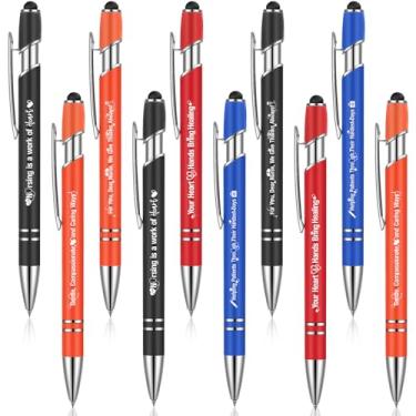 Imagem de 10 peças de canetas esferográficas divertidas para enfermeiras, presentes, comemorações, presentes de formatura, para enfermeiras, mulheres, homens, assistentes médicos, enfermagem, estudantes, trabalhadores, escola, escritório