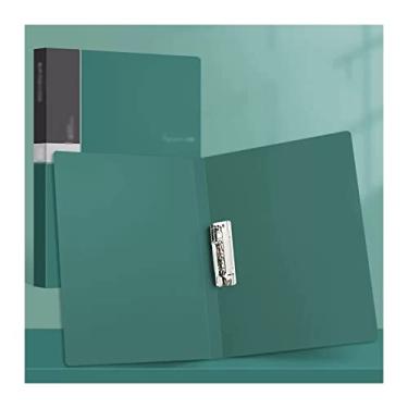 Imagem de Pastas com 5 pacotes A4 e pastas de arquivo tamanho carta capa prancheta multicolorida para armazenamento de papel de teste pasta de armazenamento de texto pasta de contrato pasta de arquivo de