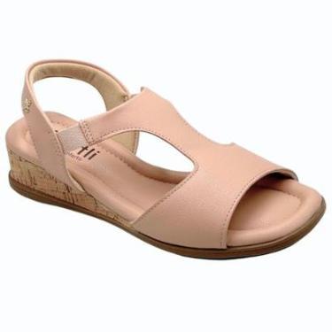 Imagem de Sandália Softli Anabela Baixa Feminina 10049-10278-Feminino