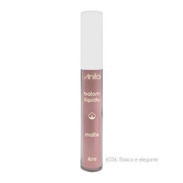 Imagem de Batom Líquido Matte 6036 Básico E Elegante 4ml Anita