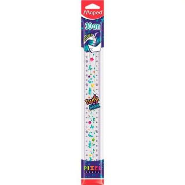 Imagem de Regua 30 cm twistnflex pixel party 279318 maped