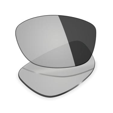 Imagem de Mryok Lentes de reposição UV400 para óculos de sol Arnette La Pistola AN4179, HD Polarized, proteção UV, resistente a impactos e ajuste perfeito - Cinza fotocromático anti luz azul