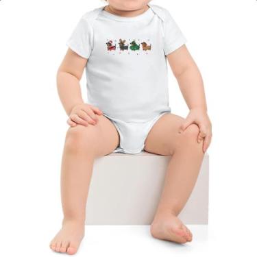 Imagem de Body infantil Dachshund Salsicha Natal - Alearts, G