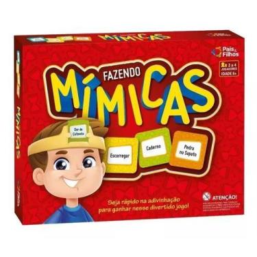 Imagem de Brinquedo Jogo Infantil Diversão Adivinhação Fazendo Mímicas Cartas - 